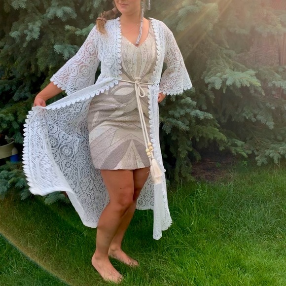 Mark + James by Badgley Mischka hand beaded dress - Picture 2 of 10